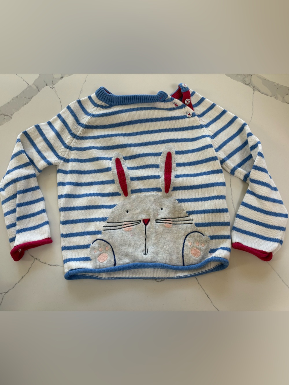 Joules Bunny Knit Sweater: 2-3y
